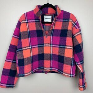 American Eagle Cropped Fleece Jacket Size XS